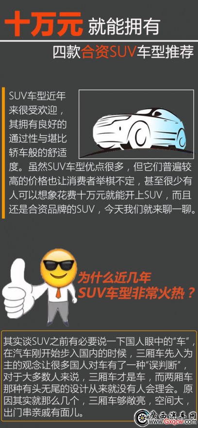 花十萬就能夠擁有 四款合資SUV車型推薦